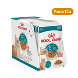 Pack 12x Royal Canin Pouch Gato Senior Ageing 15+ 85 grs