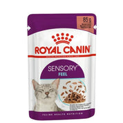 Pack 12x  Royal Canin Pouch Sensory Feel: Alimento húmedo para gatos adultos, diseñado para estimular el sentido del gusto y tacto.