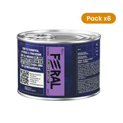 Pack 6x Feral Elder's Legacy Turkey + Rabbit Paté — Alimento húmedo gatos senior 200 g