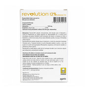 Reverso de Revolution 12% 0,25 mL con composición, indicaciones, advertencias y Reg. SAG N° 1315