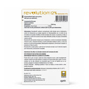 Reverso de Revolution 12% 0,5 mL con composición, indicaciones, advertencias y Reg. SAG N° 1315