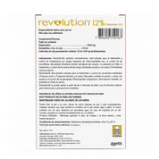 Reverso de Revolution 12% 1 mL con composición, indicaciones, advertencias y Reg. SAG N° 1315