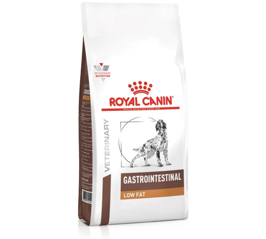Royal Canin Gastrointestinal Low Fat Perro 1.5Kg bajo en grasa, ideal para problemas digestivos y una nutrición equilibrada.