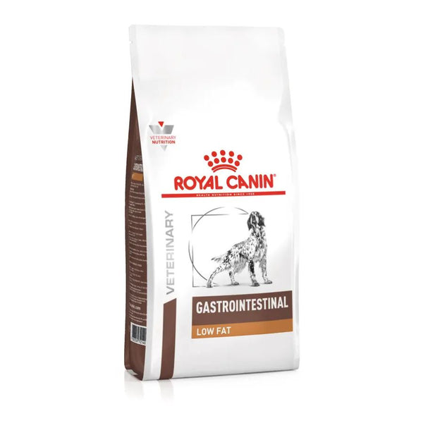 Royal Canin Gastrointestinal Low Fat Perro 1.5Kg bajo en grasa, ideal para problemas digestivos y una nutrición equilibrada.