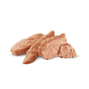 Trozos de paté Royal Canin Glycobalance en salsa, textura del alimento húmedo del pack de 6 latas