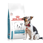 Royal Canin Hypoallergenic Small Dog 7,5Kg, alimento especializado para perros pequeños con alergias, favorece la digestión, piel saludable y cuidado urinario.