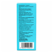 Lateral de Semintra 4 mg/ml con la composición, telmisartán 4 mg/mL, conservación y código de barras