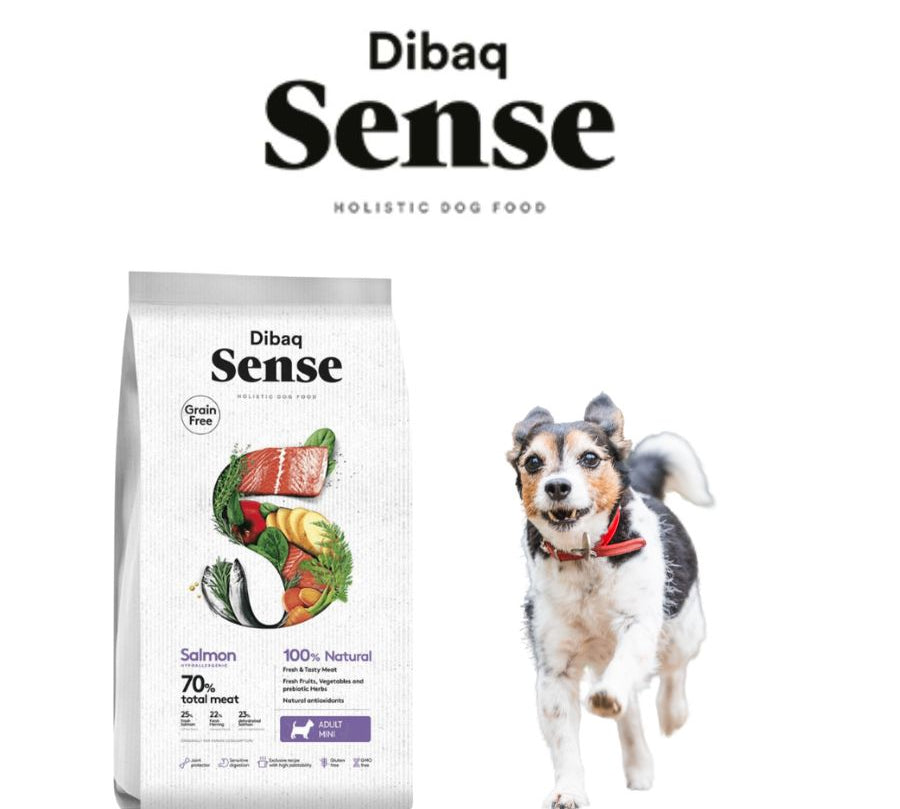 Dibaq Sense Adulto Salmon MINI 6KG: Nutrición completa y salud articular para perros de raza pequeña. 