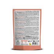 Dibaq Sense Bocaditos en Salsa Pollo con Salmón alimento húmedo natural, sin cereales, rico en proteínas y con beneficios digestivos y urinarios.