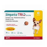Simparica Trio 1,25 - 2,5kg 3 Comprimidos