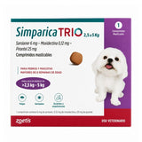 Simparica Trio 2,5 - 5kg 1 Comprimido