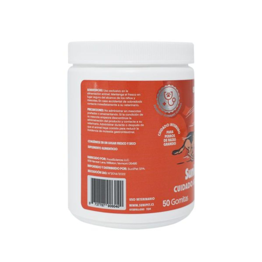 Sunipet SuniUltraflex 160 GR suplemento articular intensivo con glucosamina, MSM y condroitina para mejorar movilidad y confort.