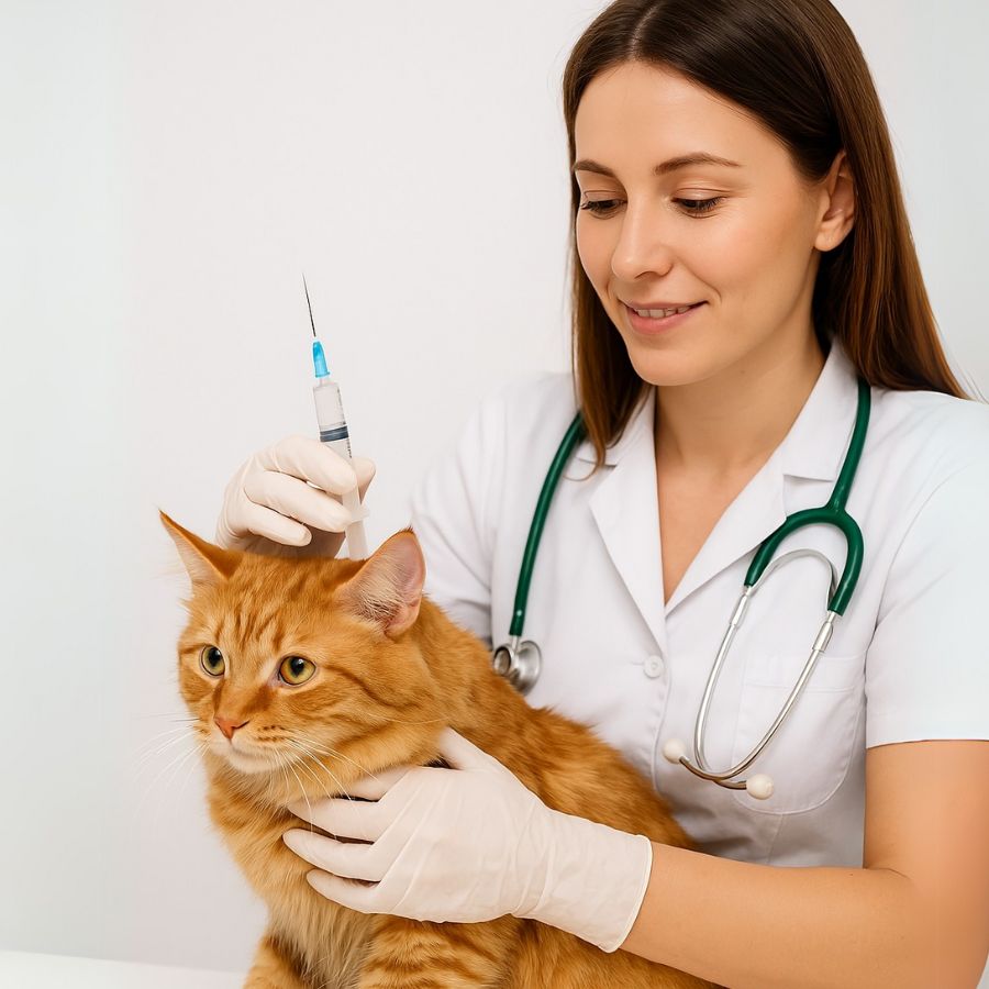 Vacuna Antirrábica para gatos 🐱💉, protege contra el virus de la rabia. Incluye consulta veterinaria y atención personalizada. ¡Agenda hoy y asegura la salud de tu gatito!