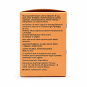 Lateral de Vetmedin 1,25 mg con conservación bajo 30 °C y precauciones